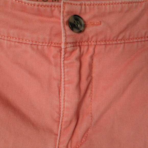 Sonoma Life + Style Modern Fit Broken Corral Pink Straight Leg Capri Pants Sz 14 - Picture 6 of 14